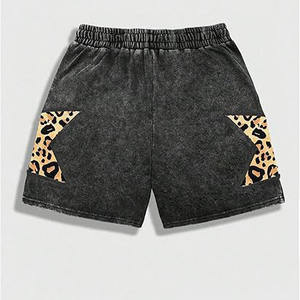 กางเกงขาสั้นลำลองสไตล์ไฮสตรีทสุดเทรนดี้สำหรับผู้ชาย แห้งเร็ว รับสกรีนโลโก้ ระบายอากาศได้ดี ผ้าฝ้าย 100% ล้างสีแบบ Acid Wash จำหน่ายจำนวนมาก - Product Image 5