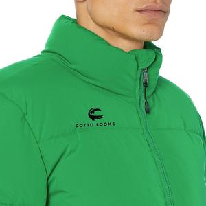 OEM ODM chaqueta acolchada de moda con capucha cálida personalizada para hombre ligero de moda recortada Premium 2025 nueva llegada prendas de vestir exteriores - Product Image 5
