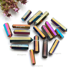 Aura Soma ขวดคริสตัลมูนสโตนคริสตัลแบบตั้งโชว์,คริสตัลรูปหอคอยไม้กายสิทธิ์ออร่าควอตซ์จี้ออร่าคริสตัลควอตซ์ Ab - Product Image 5