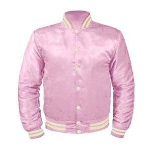 Bordado personalizado patchwork Starter Satin Varsity Jacket 100% Poliéster Invierno Varsity Hombres Collage Jacket - Product Image 4