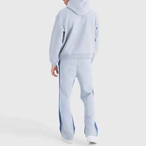 Ensembles de survêtements pour hommes, sweat à capuche à manches longues + pantalon de jogging, 2 pièces, tenues de sport pour la course à pied, vêtements décontractés - Product Image 2