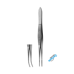 Fórceps Graefe Iris de acero inoxidable de alta calidad, fabricante y exportador de instrumentos quirúrgicos ligeramente curvados de 7cm - Product Image 3