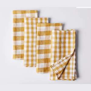 Servilletas de algodón con patrón de rayas razonables, ecológicas, hechas a mano para bodas, reuniones familiares, lavables para restaurantes por ITHL - Product Image 5