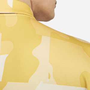 Chemises de golf pour hommes avec logo personnalisé en toile solide respirante à sec et coupe ajustée - Product Image 4