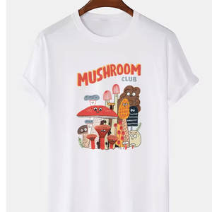 T-shirts décontractés pour hommes en coton 220g/m2 impression bouffante 3D personnalisée séchage rapide léger col rond vente en gros lettre de vêtements pour hommes pakistanais - Product Image 3