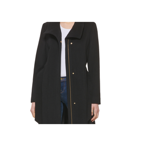 Cappotto Avvolgente in Misto Lana Cole Haan Signature con Cintura, Design Elegante in Nero, Taglia 10 per l'Autunno - Product Image 2
