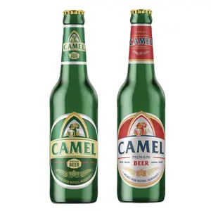 Bevanda alcolica di birra di cammello con etichetta privata di migliore qualità in bottiglia di vetro dalla fabbrica A & B Vietnam