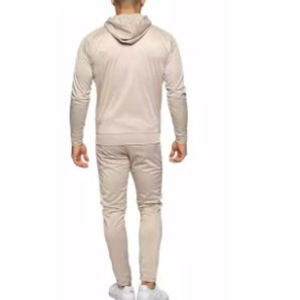 2024 survêtement uni à manches longues en polaire Tech pour hommes 2 pièces ensemble survêtement en coton imprimé d'Irfan Sports Co pour la saison d'hiver - Product Image 5