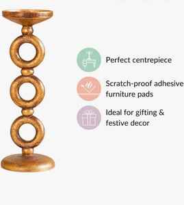 Support de bougie artisanal de luxe, tendance et élégant, pour la décoration, disponible à un prix abordable. - Product Image 3