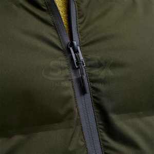 แจ็กเก็ตฤดูหนาวแบบฟองผ้าโพลีเอสเตอร์ผิวด้านสไตล์ลำลองสำหรับผู้ชายสีพื้นขายดีเสื้อแจ็กเก็ตกันหนาวมีซิป - Product Image 4