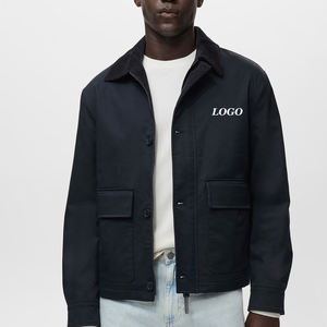 Chaqueta Personalizada para Hombre con Cierre de Botones, Material Transpirable, Cuello Camisero, Mangas Largas, Servicio OEM, Precio al por Mayor - Product Image 1