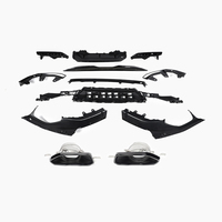 Kit carrosserie ABS style MP : Lame avant, jupes latérales, diffuseur arrière et spoiler pour BMW Série 2 G42 2021-2023