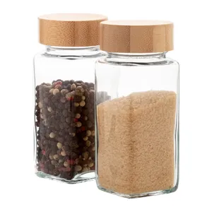 Ensemble d'étagères à épices personnalisées en cachemire, merchandising haut de gamme pour pots à épices - Product Image 1
