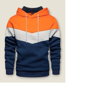 Ensemble de survêtement homme surdimensionné en coton 100% respirant avec logo personnalisé, comprenant un sweat à capuche à ourlet brut et un pantalon de survêtement évasé pour l'automne - Product Image 2