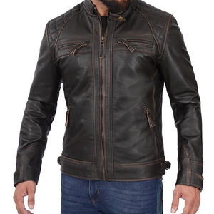 เสื้อหนังแกะสำหรับผู้ชาย, เสื้อโค้ทหนังฤดูหนาว - Product Image 3