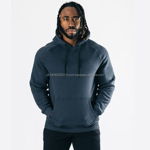 <b>Men's</b> 500gsm Heavyweight Pullover <b>Hoodie</b> 100% Cotton <b>Black</b> Blank Fleece Custom Oversized Sweatshirt Factory Direct - Product Image 5