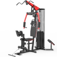 Mesin Gym Rumahan Multifungsi All-in-One untuk Latihan Kaki, Perlengkapan Gym Rumahan Lengkap dengan Leg Press, Extension, dan Curl