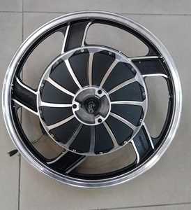 Kit de moteur de moyeu de roue avant de moto sans balais 1500W nouvel état frein à disque à tambour à vitesse rapide puissant - Product Image 3