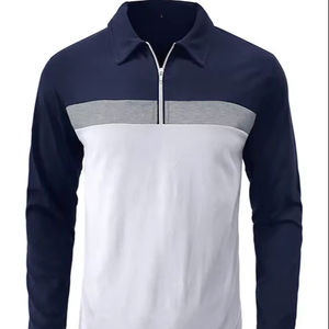 Polo de algodón 100% para hombre al por mayor longitud personalizada para golf estampado estilo rendimiento corto - Product Image 1
