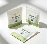 Kantong Teh Biodegradable Custom Grosir, Kertas Kraft PLA Food Grade, Kantong Filter Teh Segel Panas