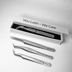 For STL-8 Curved S-Shaped Stainless Steel Eyelash Extension Tweezers Precision Tip Non-Glare Anti-Static Non-Corrosive - Product Image 6