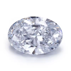 Para Certificado, Diamante Cultivado en Laboratorio de Corte Ovalado, Color E, Calidad Fantástica, Excelente, D'VINS JEWELS Modelo DIA-07 para Anillos - Product Image 1