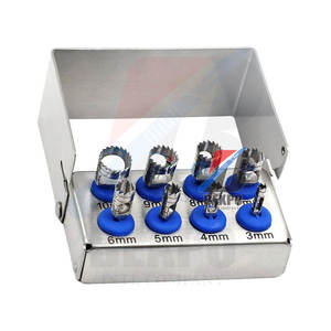 Black Coating Titanium Dental Burs Kit de trépano de 8 piezas Instrumentos de alta calidad - Product Image 6