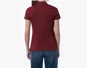 Camisa sin Mangas Color Borgoña para Mujer, Lona, Color Sólido, Casual, Largo Regular, 100% Algodón, Personalizable, Harry Johnson - Product Image 2