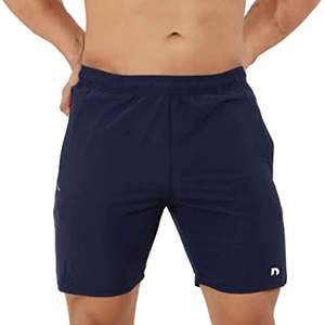 Short de bain pour homme en polyester personnalisable OEM short de bain élastique d'été short de surf avec logo - Product Image 1