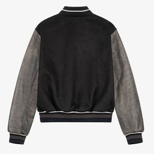 Vente en gros de vestes pour hommes universitaires avec broderie personnalisée vestes tendance pour homme de lettres vestes de printemps décontractées pour homme respirantes - Product Image 2