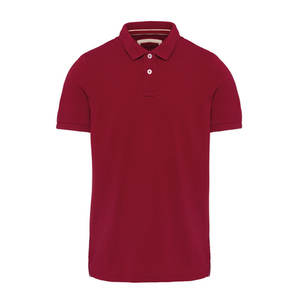 เสื้อโปโลผู้ชายแขนสั้นผ้าฝ้ายยืดสีฟ้ารอยัล - Product Image 5