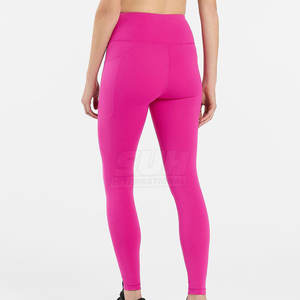 กางเกงโยคะผู้หญิงแบบเรียบ ไร้ตะเข็บ คุณภาพสูง แห้งเร็ว ระบายอากาศได้ดี ความยาวเต็มตัว เอวกลาง ยืดหยุ่น ขายดีออนไลน์ - Product Image 2