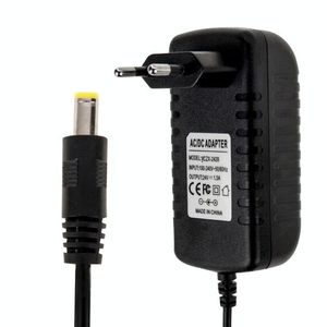 EU Power <b>Adapter</b> AC 100-240V to DC 24V 1.5A 5.5 X 2.1mm 1.2m Nylon Cable - Product Image 1
