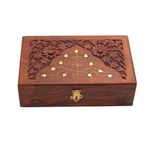 Caja pintada de diseño real para almacenamiento de joyas, embalaje de joyería de madera múltiple de la India - Product Image 4