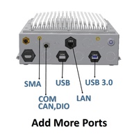 Casing Komputer Mini-ITX Aluminium Alloy IP67 Industrial Rugged PC dengan Power Supply Tersedia