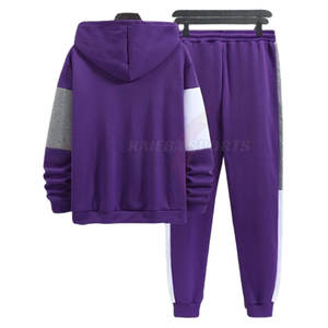 Conjunto Deportivo de Hombre, Corte Ajustado, 100% Algodón, Transpirable, Liso, Informal, para Invierno, Personalizable, de Alta Calidad, en Oferta - Product Image 2