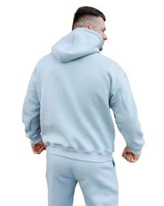 Ensemble de survêtement en molleton pour homme, veste zippée intégrale et pantalon de jogging, ensemble de sport chaud et confortable, vêtements de sport décontractés - Product Image 2