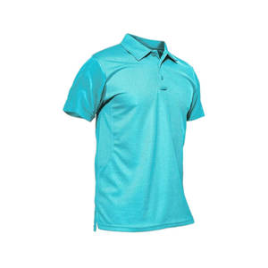 Polo de negocios de comercio exterior de color sólido de talla grande de manga corta bordada - Product Image 5