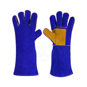 High Quality Leather Made Welding <b>Gloves</b> Pakistan Made Wholesale Welding <b>Gloves</b> Heat Resistant Welding <b>Gloves</b> - Product Image 1