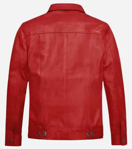 แจ็คเก็ตหนังผู้ชายคุณภาพสูงสไตล์คลาสสิกแบบไฮสตรีท กันน้ำ เป็นมิตรกับสิ่งแวดล้อม สำหรับฤดูหนาว สีพื้น ขายส่ง - Product Image 2