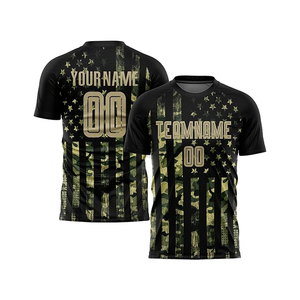 Camiseta de fútbol 100%, tela de poliéster, camiseta de fútbol, camiseta de equipo, productos de secado rápido, Impresión de logotipo personalizado - Product Image 6