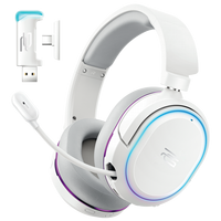 Headset Nirkabel Proove Gaming Rapture untuk PC, PS4, PS5, Ponsel Android/IOS. Headset Video Game Metal Bass Gaming Headphone
