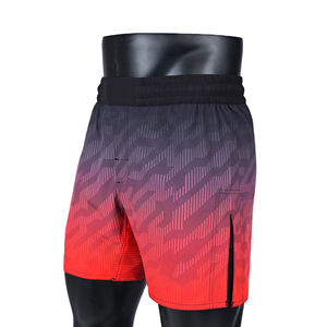 Pantalones cortos de boxeo y MMA para hombre, ropa de entrenamiento unisex para gimnasio y trotar, estampado por sublimación con patrón, equipo de entrenamiento - Product Image 1