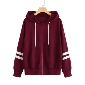 Parche bordado personalizado jerséis de lana suave Puff estampado liso de alta calidad 350 GSM algodón sudadera de gran tamaño mujeres cuello redondo - Product Image 4