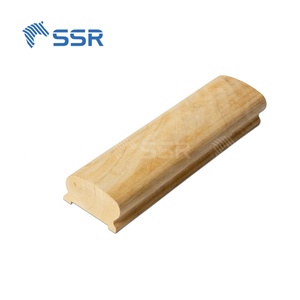 SSR Solid Wood Handrail Scantling Wooden Pillar Staircase Railing Components Structural Wood Profiles for Interior Construction - Product Image 1
