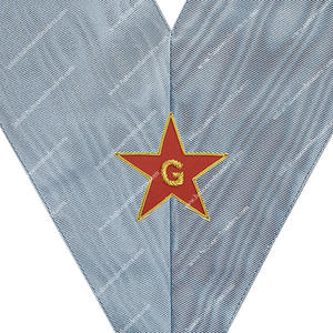 Collar masónico maestro venerable para accesorio de ropa tradicional de rito tradicional francés - Product Image 2