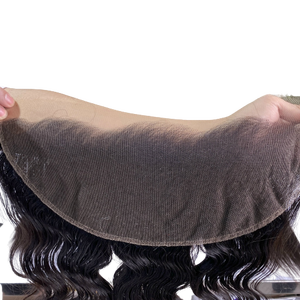 Perruque Lace Frontal wig brésilienne naturelle ondulée, 13x4, couleur 1B, Type densité 180% - Product Image 2