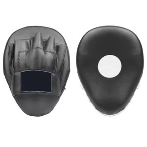 Venta al por mayor de almohadillas de perforación de entrenamiento profesional de alta calidad de cuero enfocado para adultos Kickboxing logotipo personalizado - Product Image 1