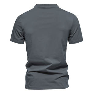 T-shirt de course à séchage rapide pour hommes respirant 220g coton/fibre de bambou motif solide vêtements de sport décontractés conception vierge - Product Image 3