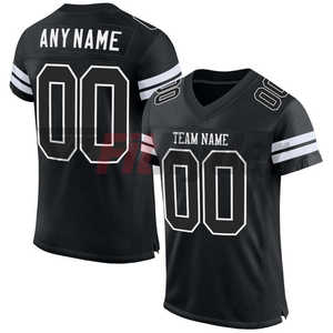 Maillot de football américain à prix réduit sur mesure maillot de football américain à séchage rapide avec logo et design personnalisés vente en gros OEM - Product Image 1